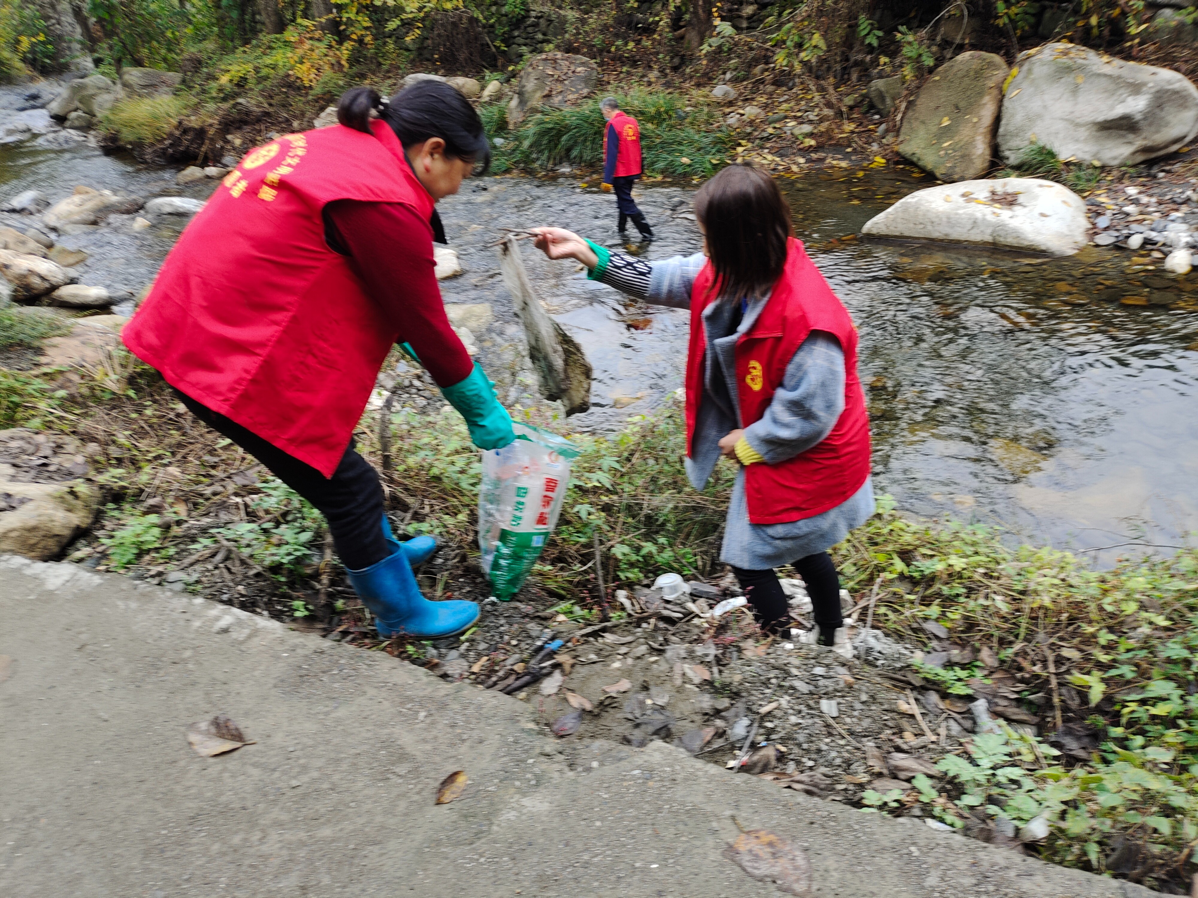 清理河道志愿服务图片图片